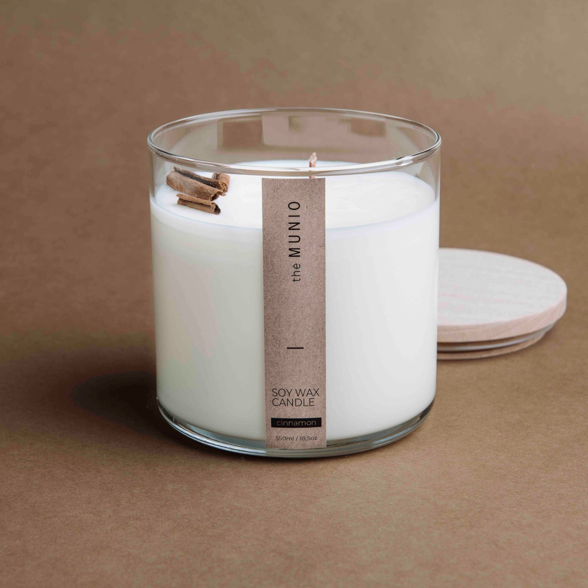 Candela alla Cannella in Vetro Votivo - IOrganic