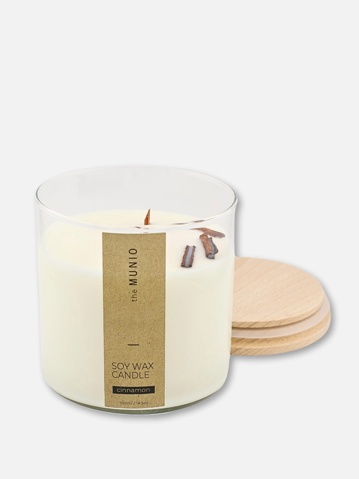Candela alla Cannella in Vetro Votivo - IOrganic