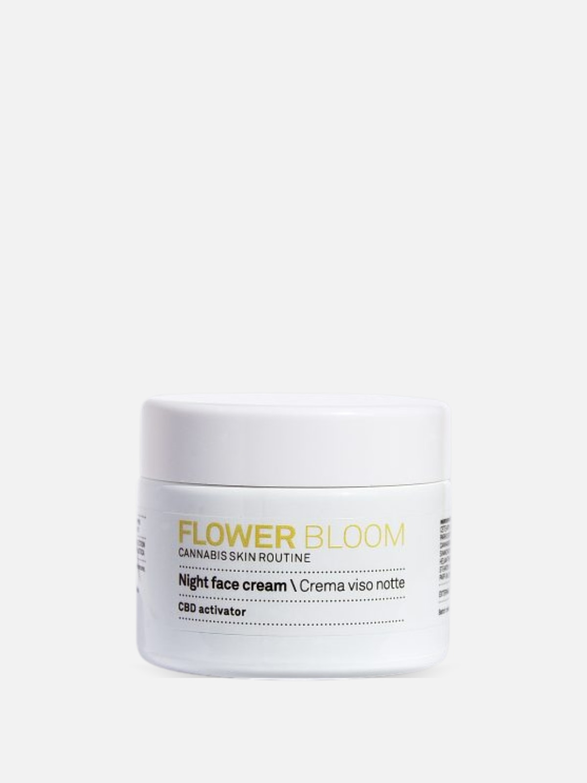 Crema Viso Notte con CBD - IOrganic