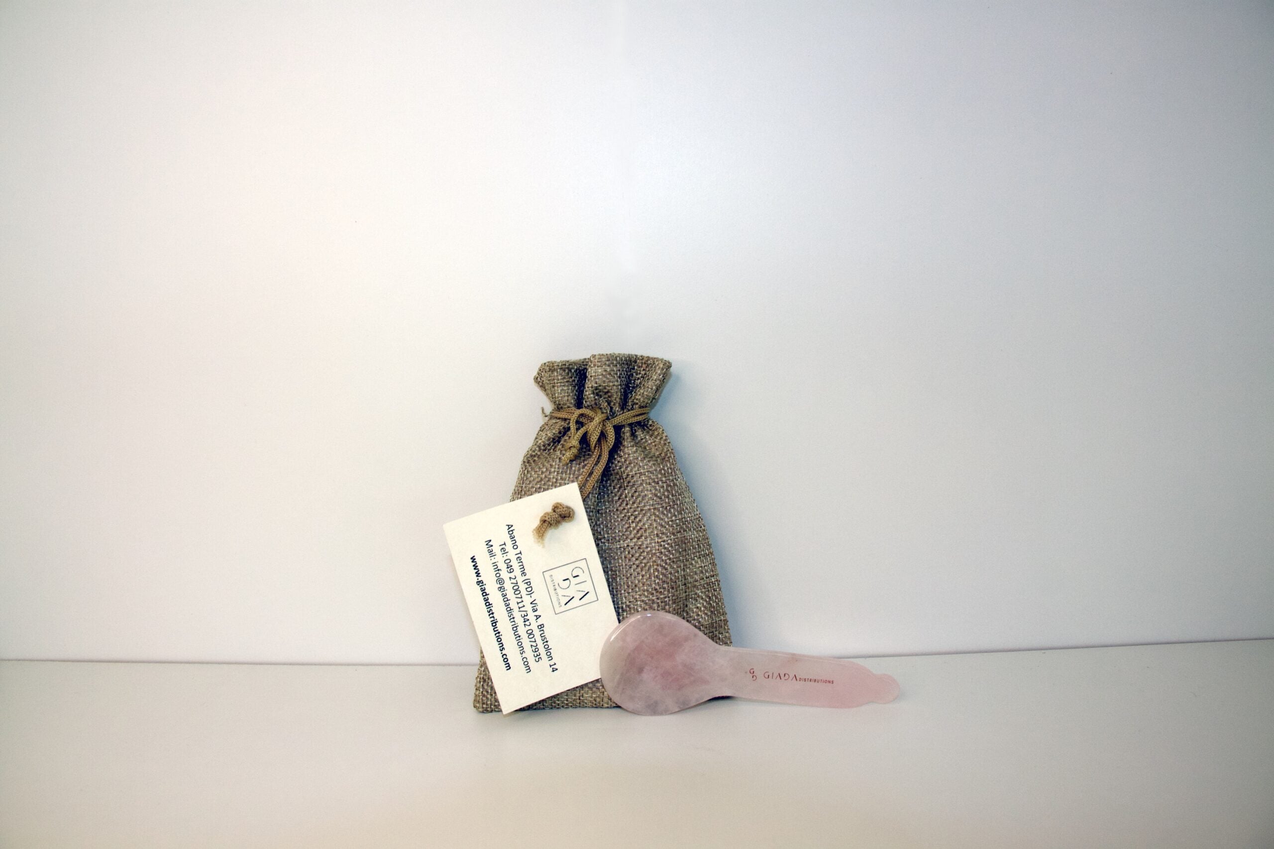 Gua Sha Cucchiaio in Quarzo Rosa - IOrganic