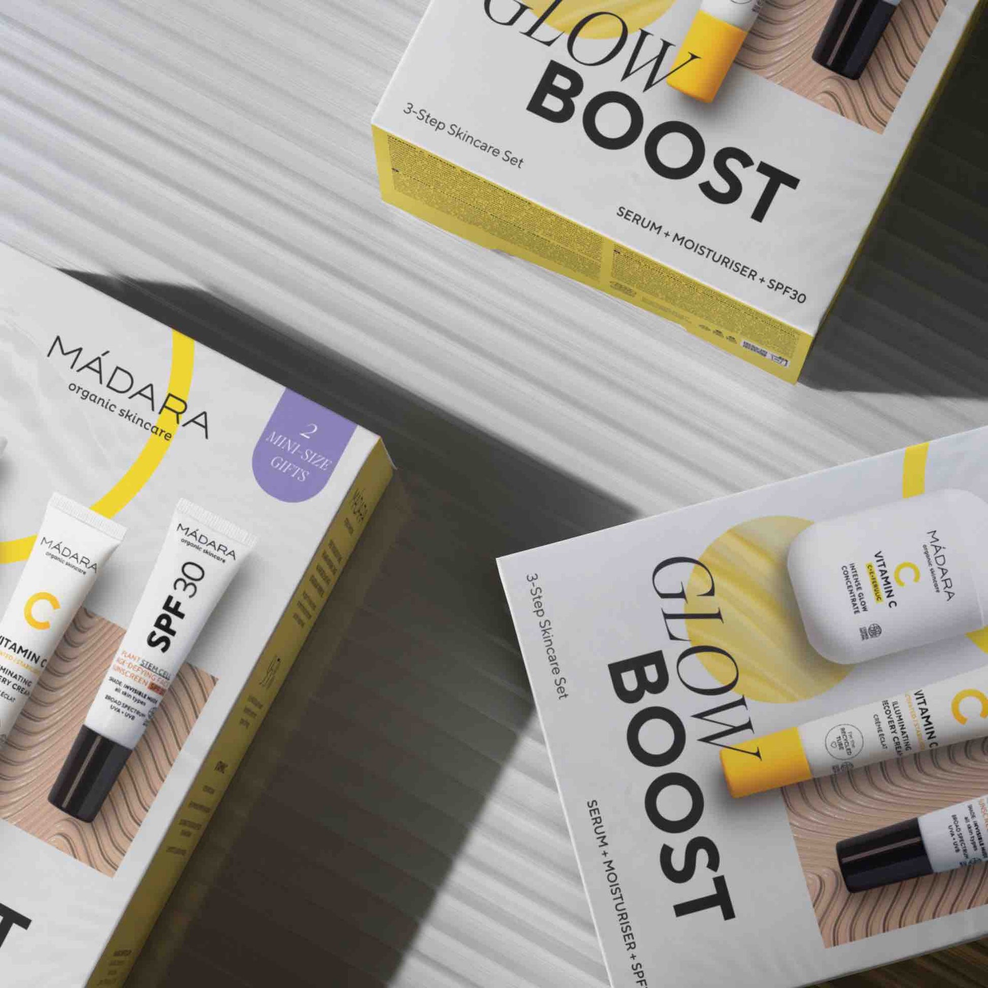 Glow Boost 3-Step Skincare Set - IOrganic