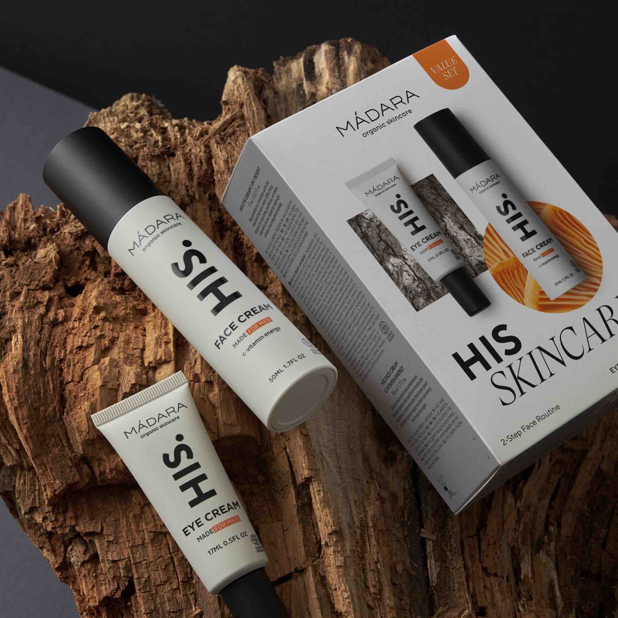 HIS Skincare 2-Step Face Routine Set - IOrganic