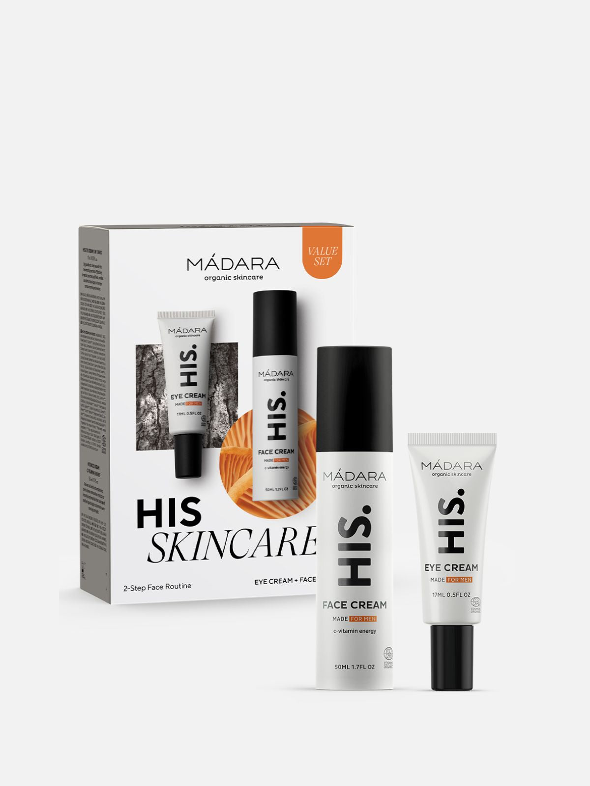 HIS Skincare 2-Step Face Routine Set - IOrganic