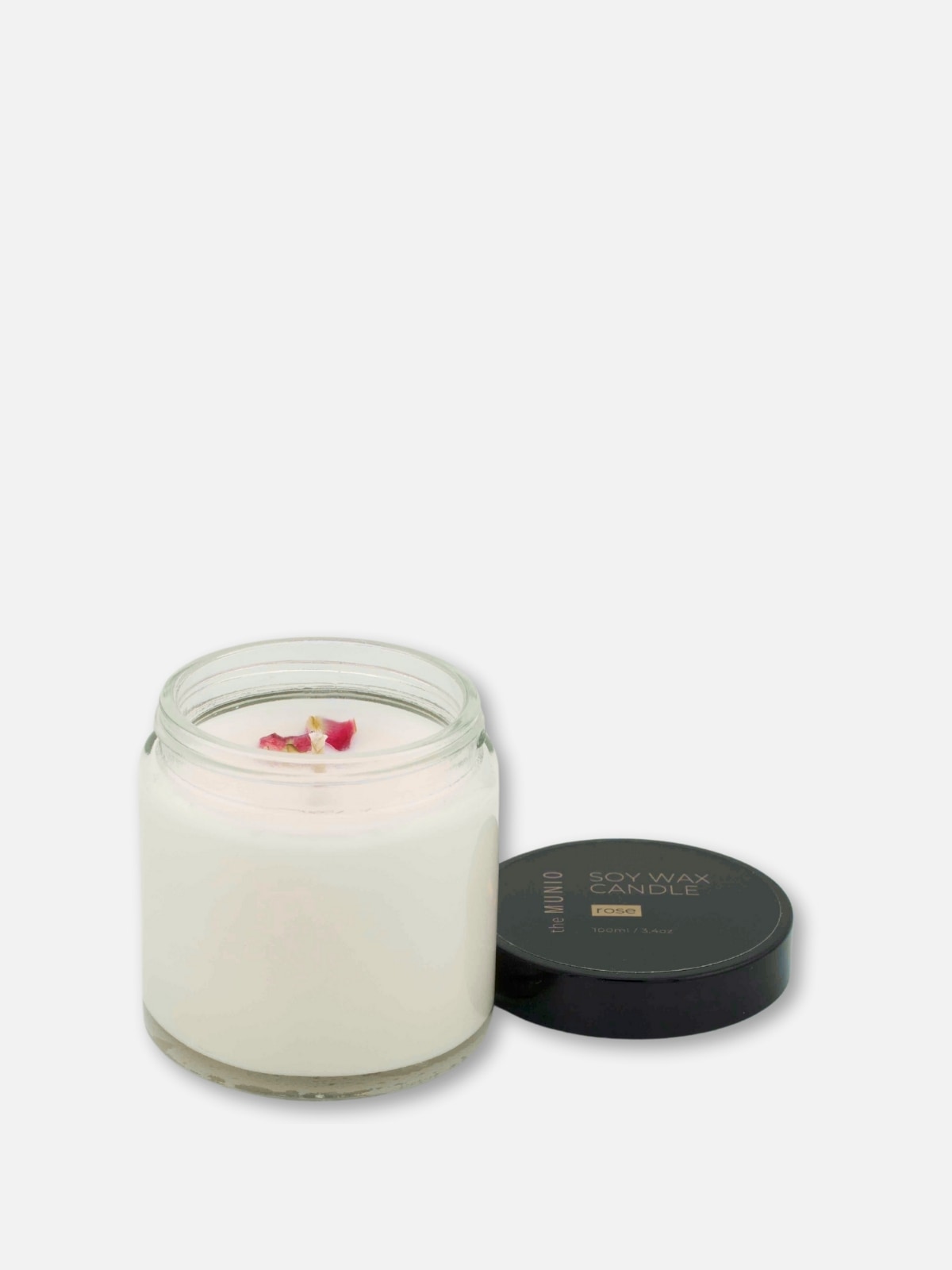 Mini Candela alla Rosa in Vetro Votivo - IOrganic