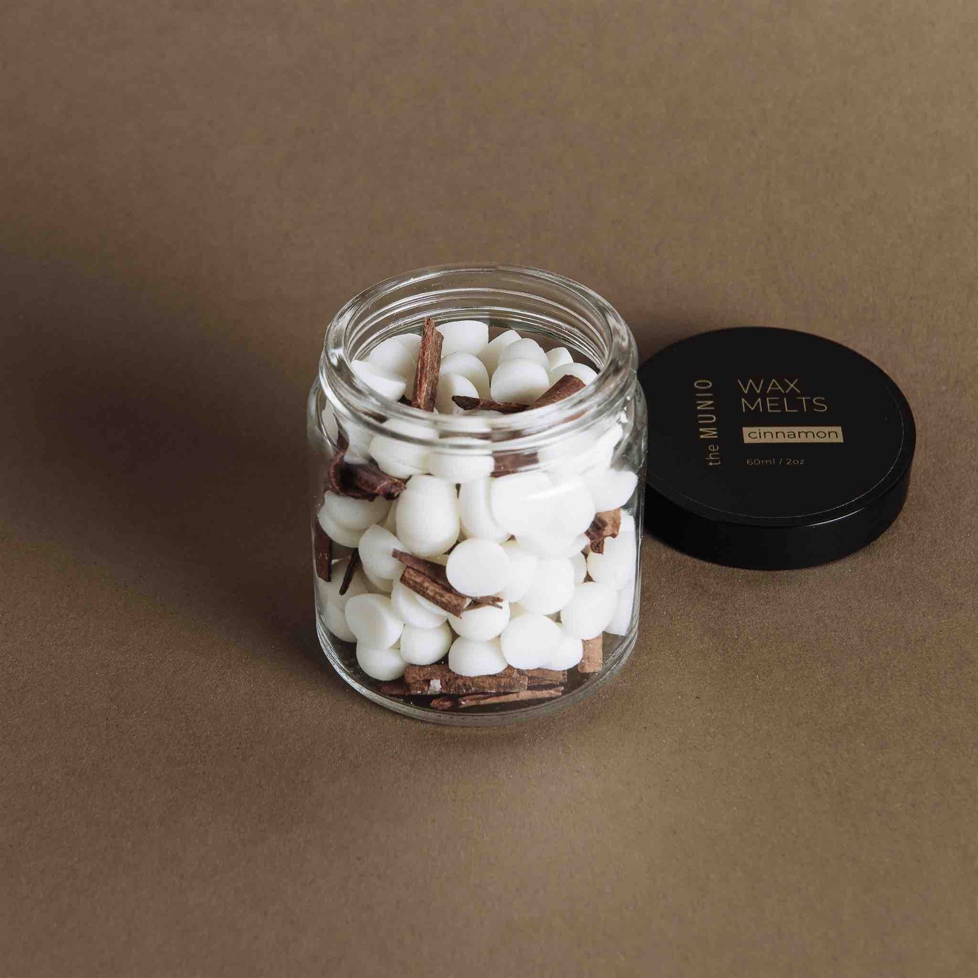 Mini Wax Melts alla Cannella in Vetro Votivo - IOrganic