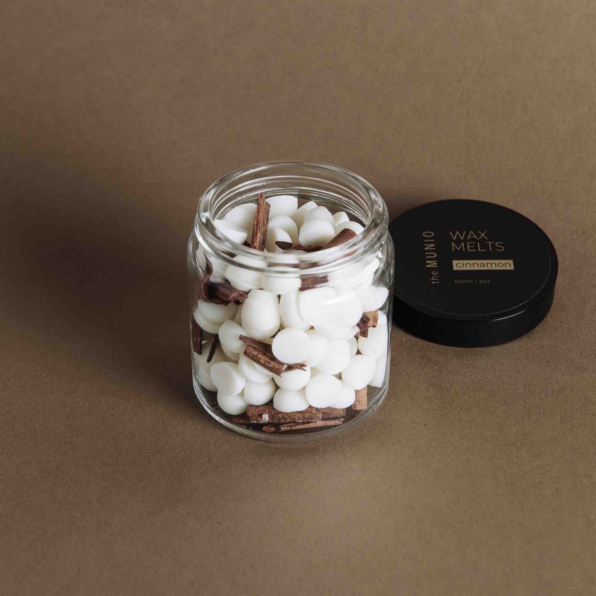 Mini Wax Melts alla Cannella in Vetro Votivo - IOrganic