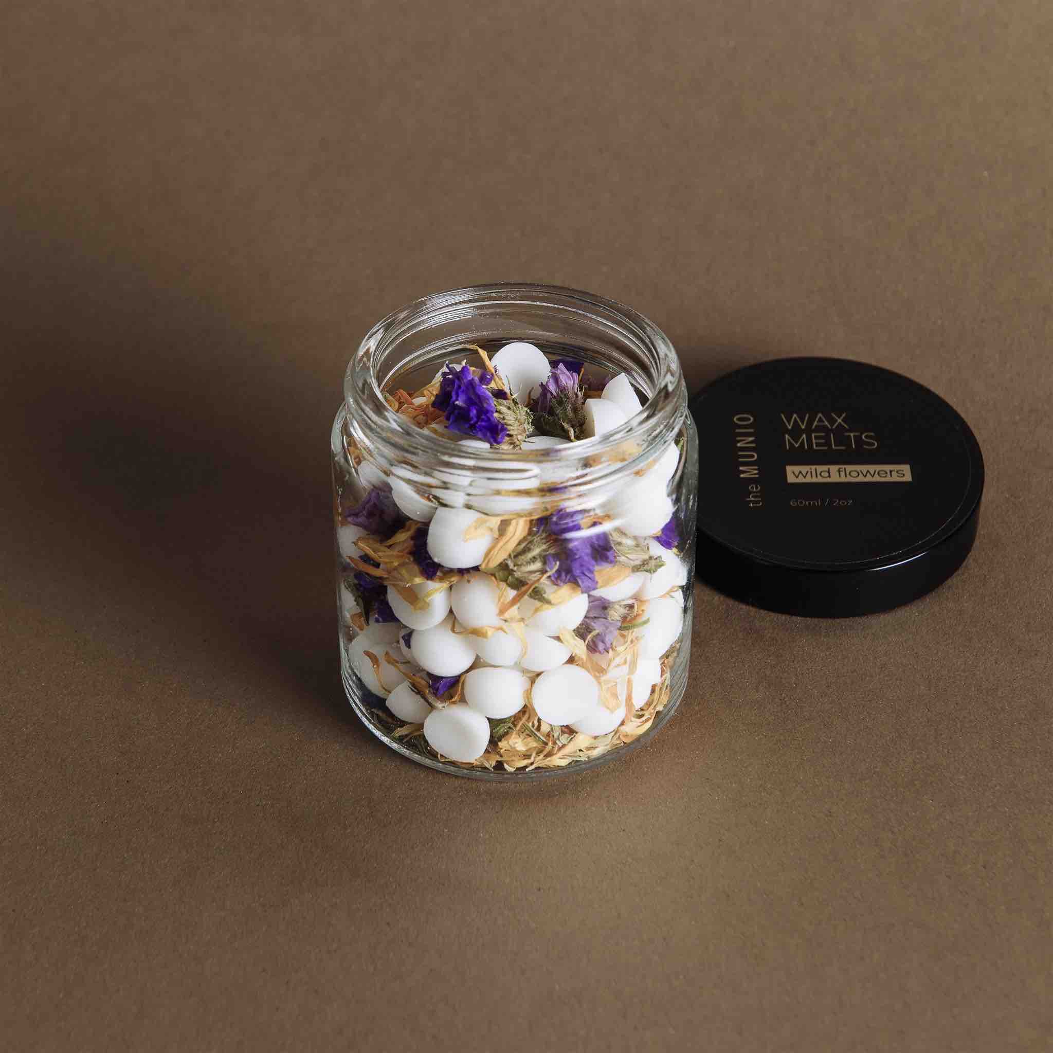 Mini Wax Melts ai Fiori Selvatici in Vetro Votivo - IOrganic