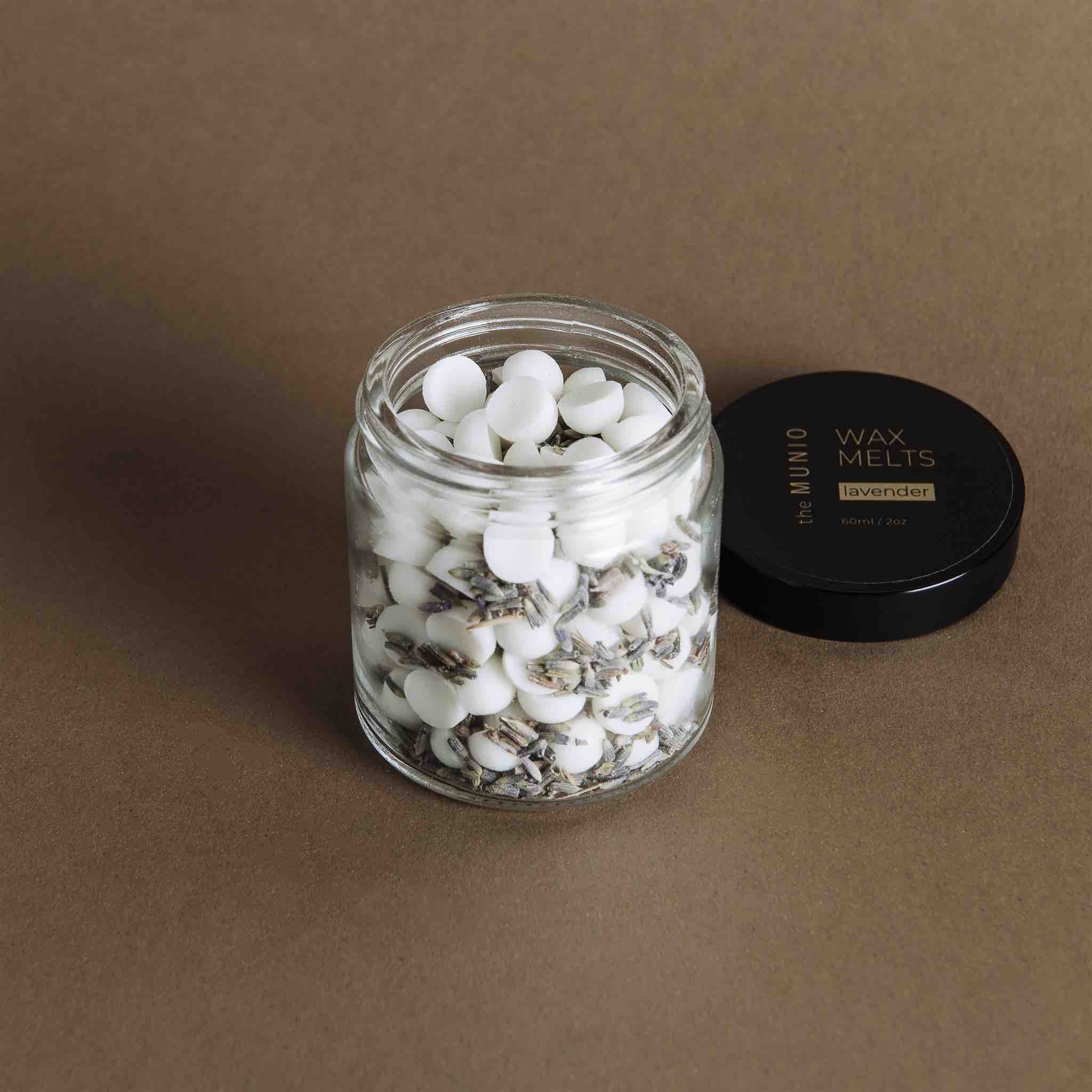 Mini Wax Melts alla Lavanda in Vetro Votivo - IOrganic