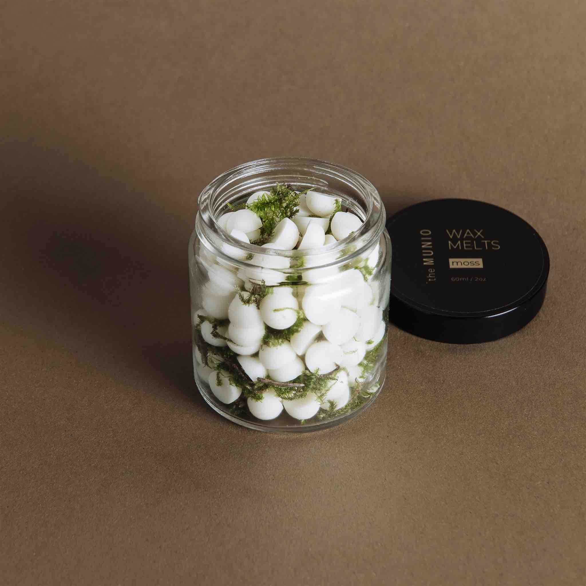 Mini Wax Melts al Muschio in Vetro Votivo - IOrganic