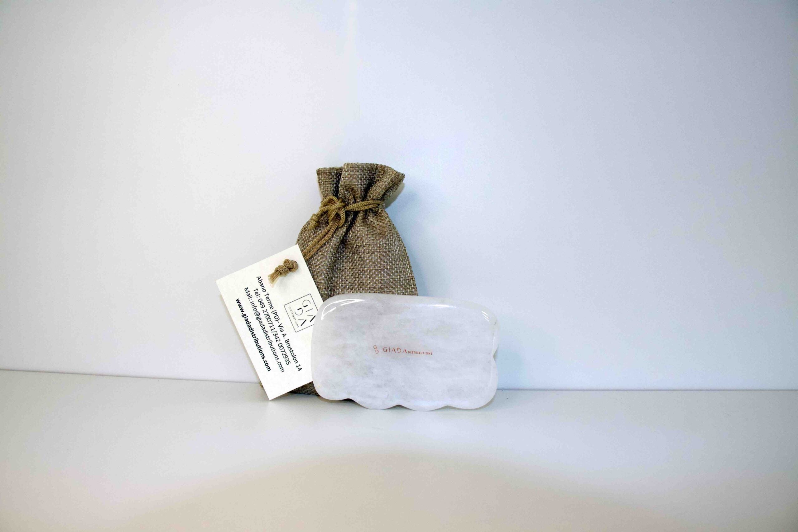 Gua Sha Nuvoletta in Giada Bianca - IOrganic