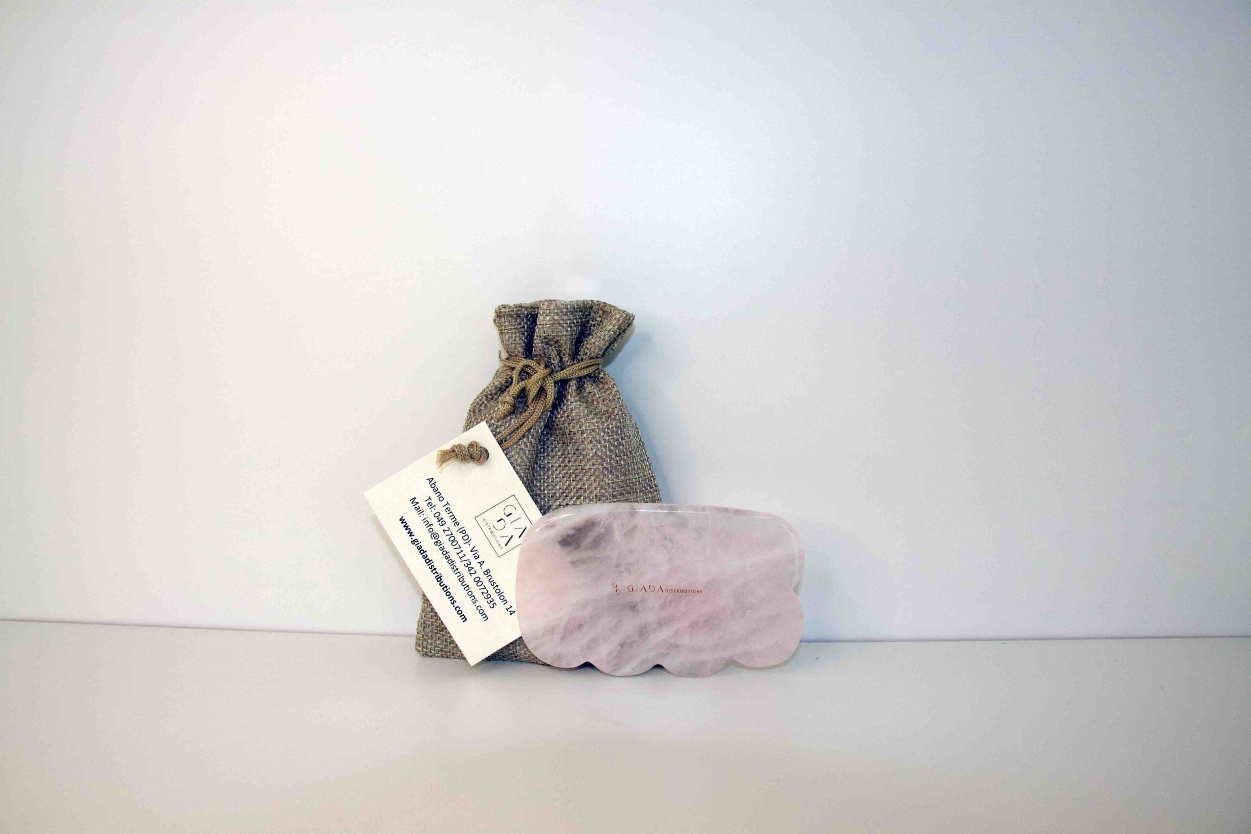 Gua Sha Nuvoletta in Quarzo Rosa - IOrganic
