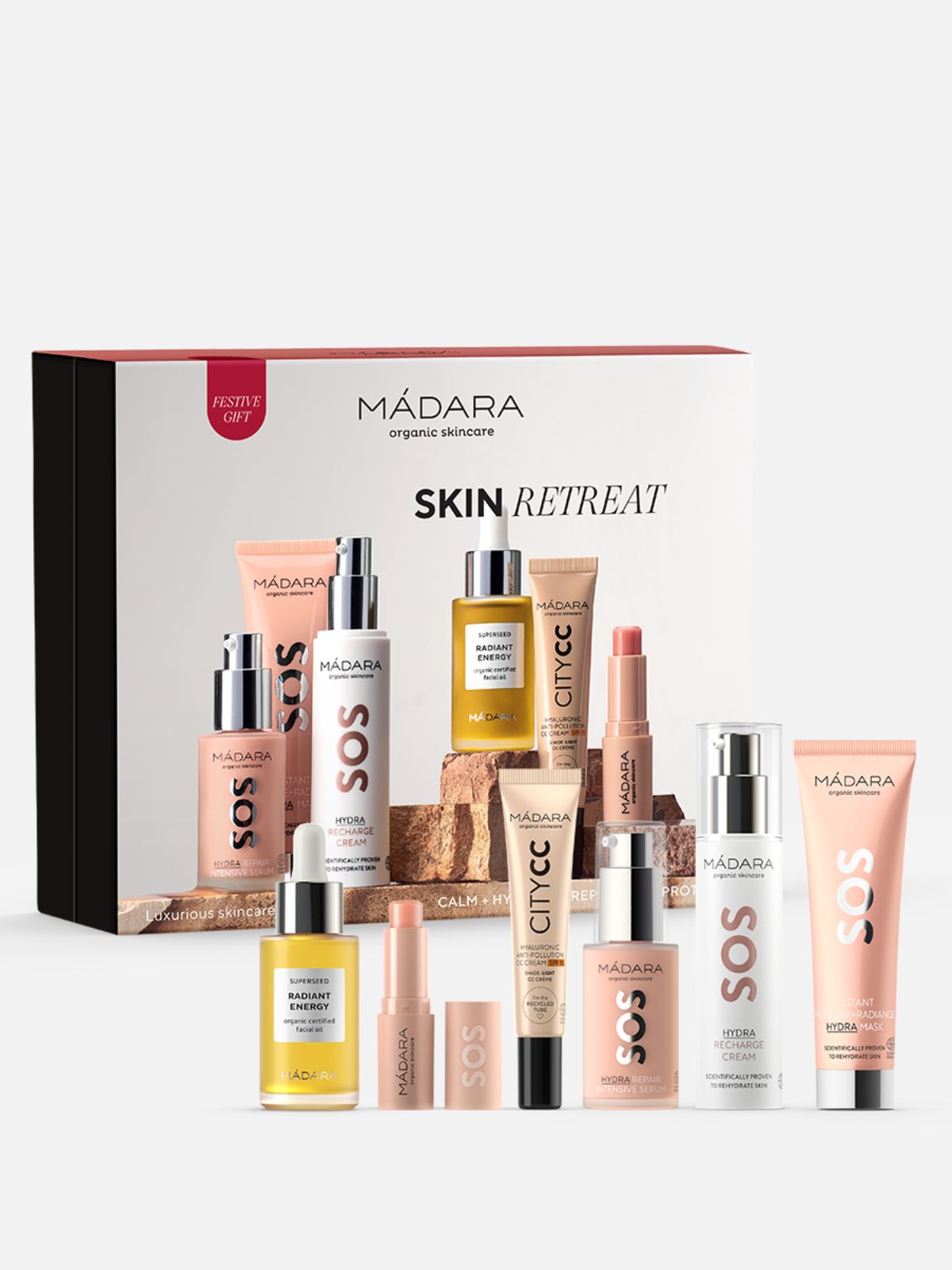 Skin Retreat Luxurious Skincare Routine Set - IOrganic