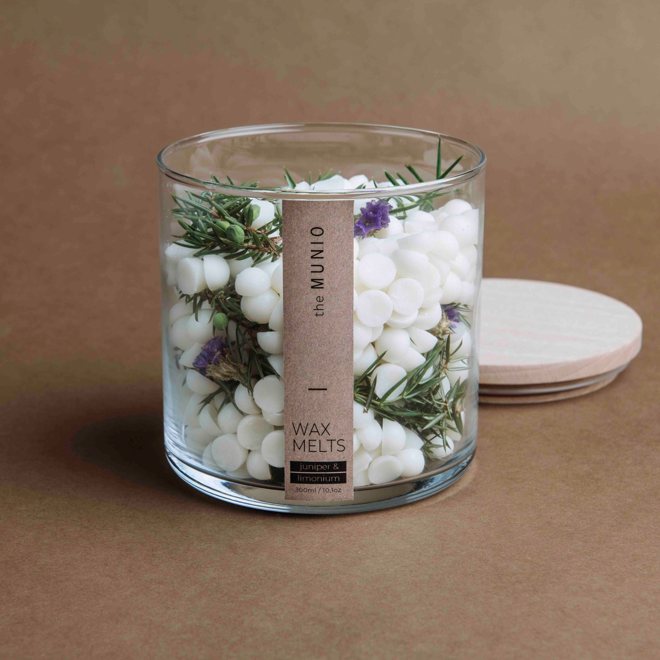 Wax Melts al Ginepro e Limonio in Vetro Votivo - IOrganic