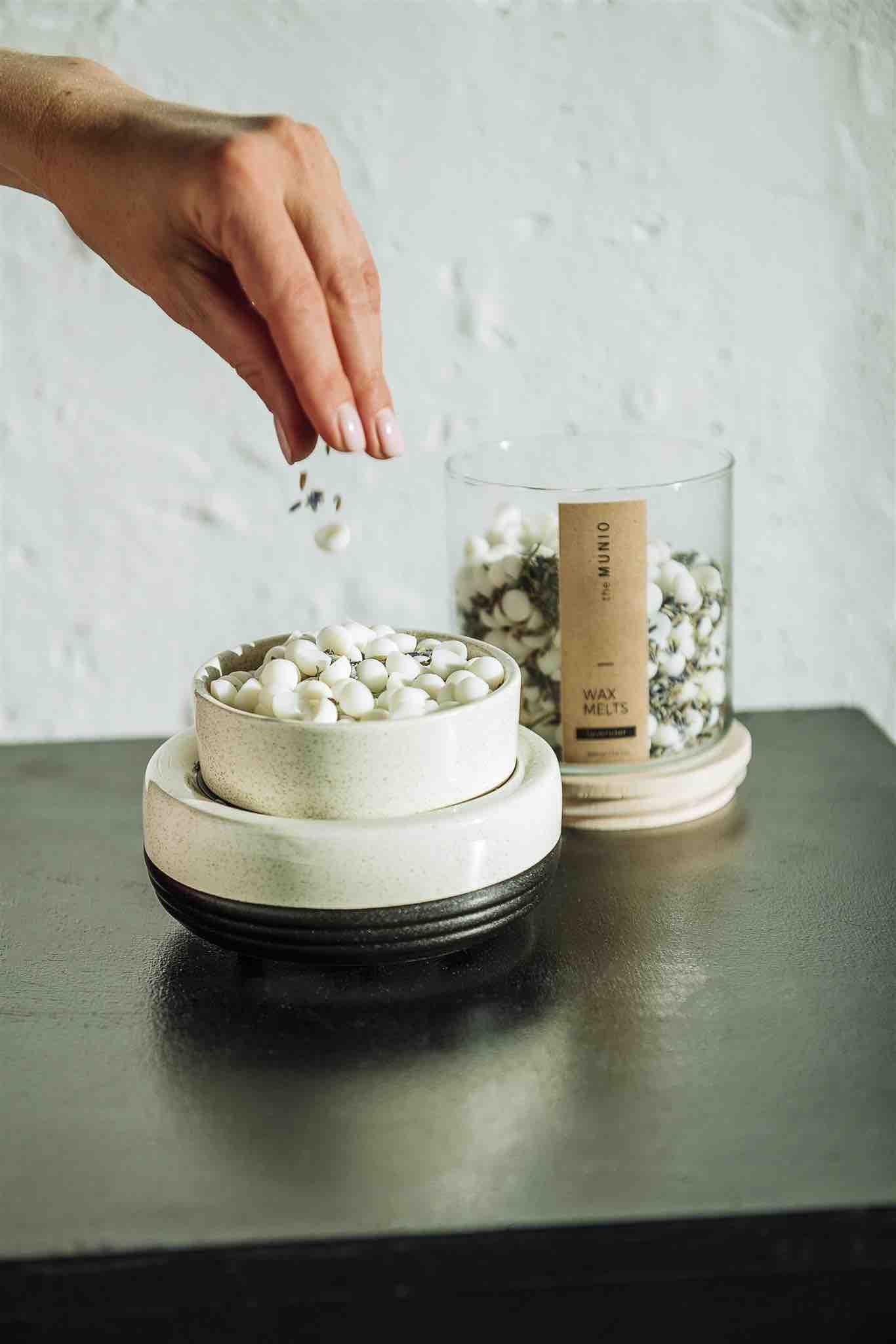 Wax Melts alla Lavanda in Vetro Votivo - IOrganic