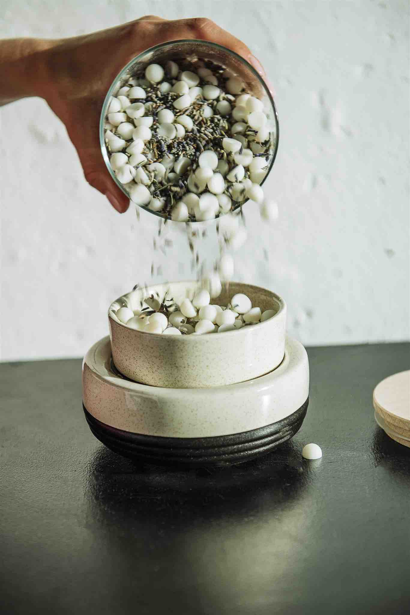 Wax Melts alla Lavanda in Vetro Votivo - IOrganic