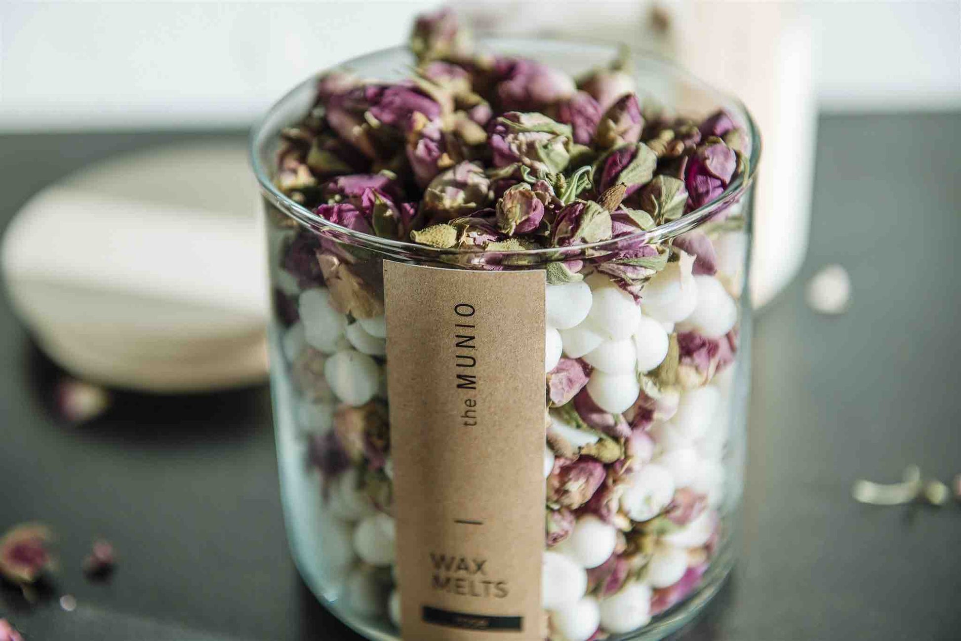 Wax Melts alla Rosa in Vetro Votivo - IOrganic