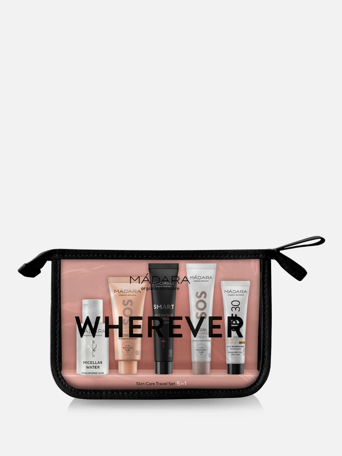 Wherever Skin Care Travel Set 5 in 1 - IOrganic